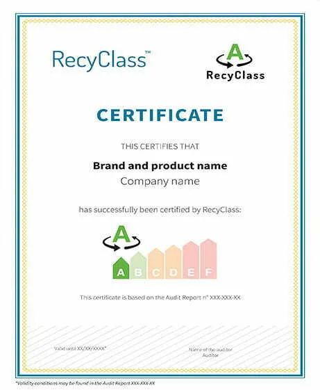 Recyclass certificado