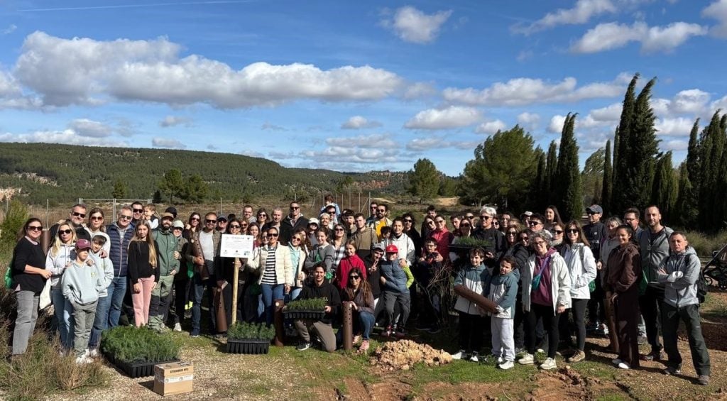 Plantilla de Aimplas y sus familiares en Villargordo del Cabriel